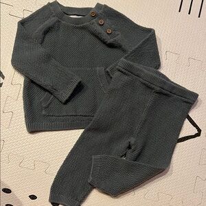 Carter's Gray Cozy Knit Sweatpants